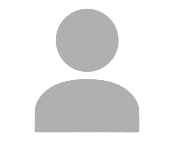 Default user profile silhouette on black background.