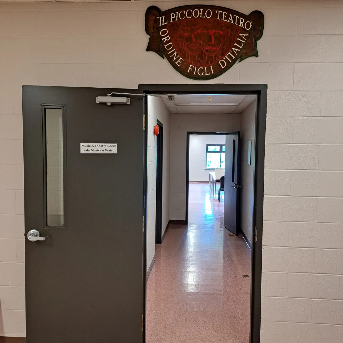 Entrance to the Alcohol Testing Room in a facility.