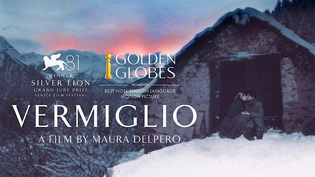 Movie poster for "Vermiglio" with awards.